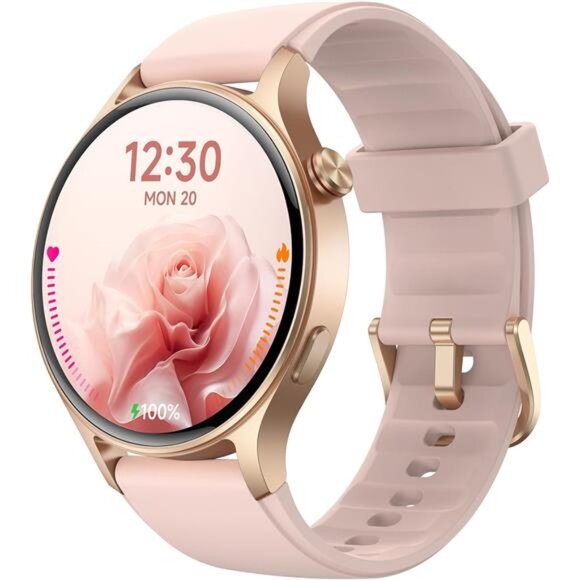 Smart Watch for Women,1.3" AMOLED Touchscreen Fitness Tracker - Picture 1 of 7